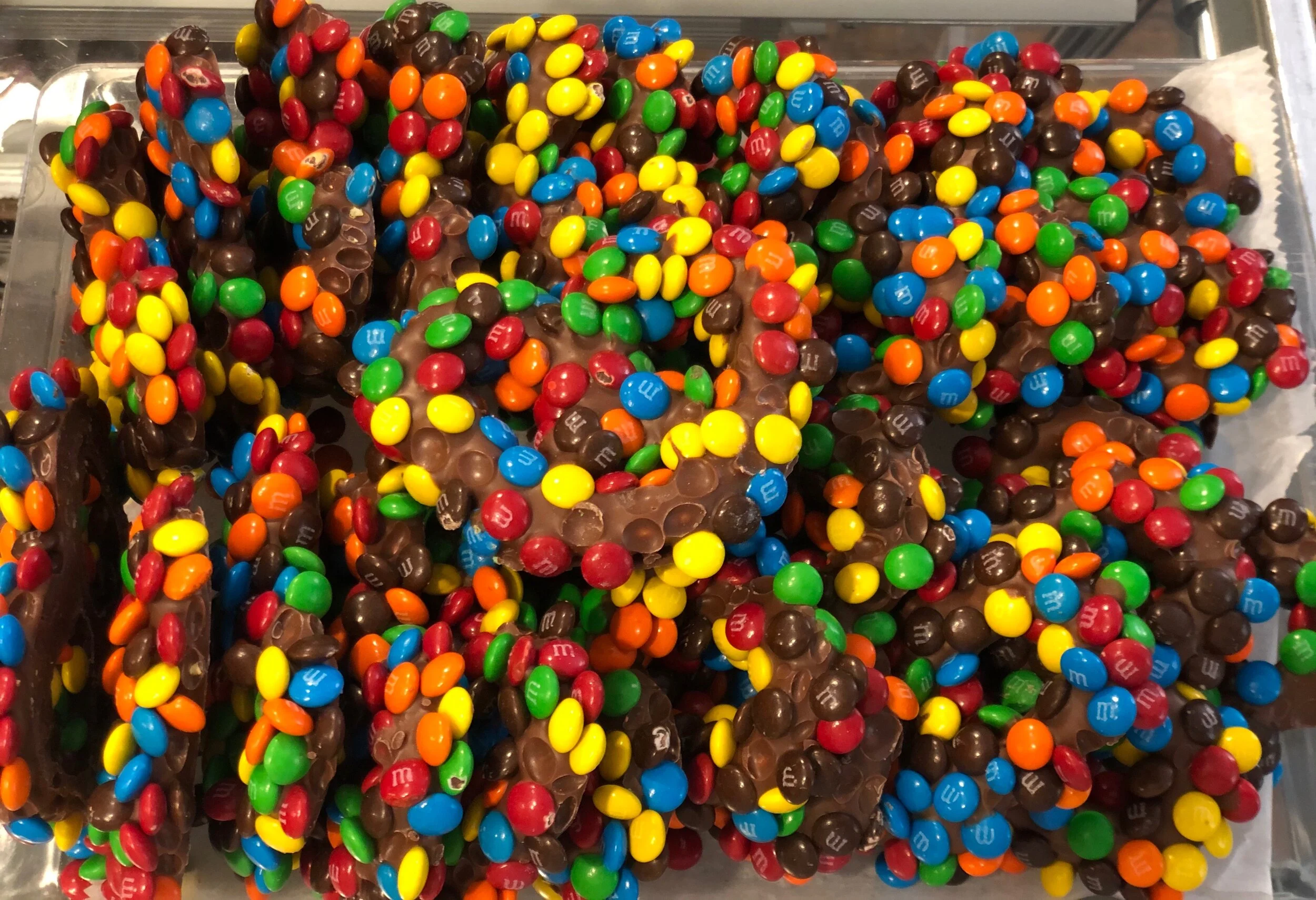 Milk Chocolate M&amp;M Covered Pretzels 