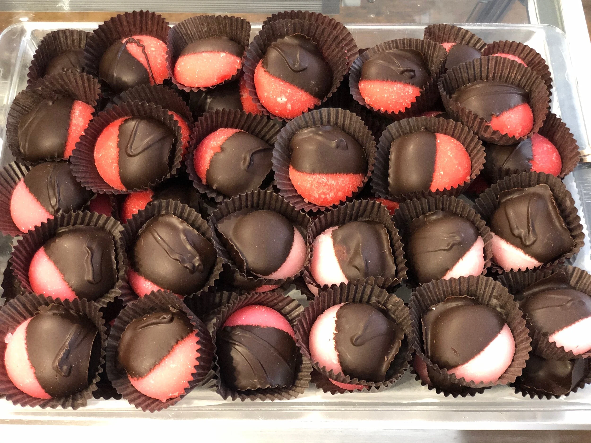 Wintergreen or Cinnamon Half Dipped Cream Mints 