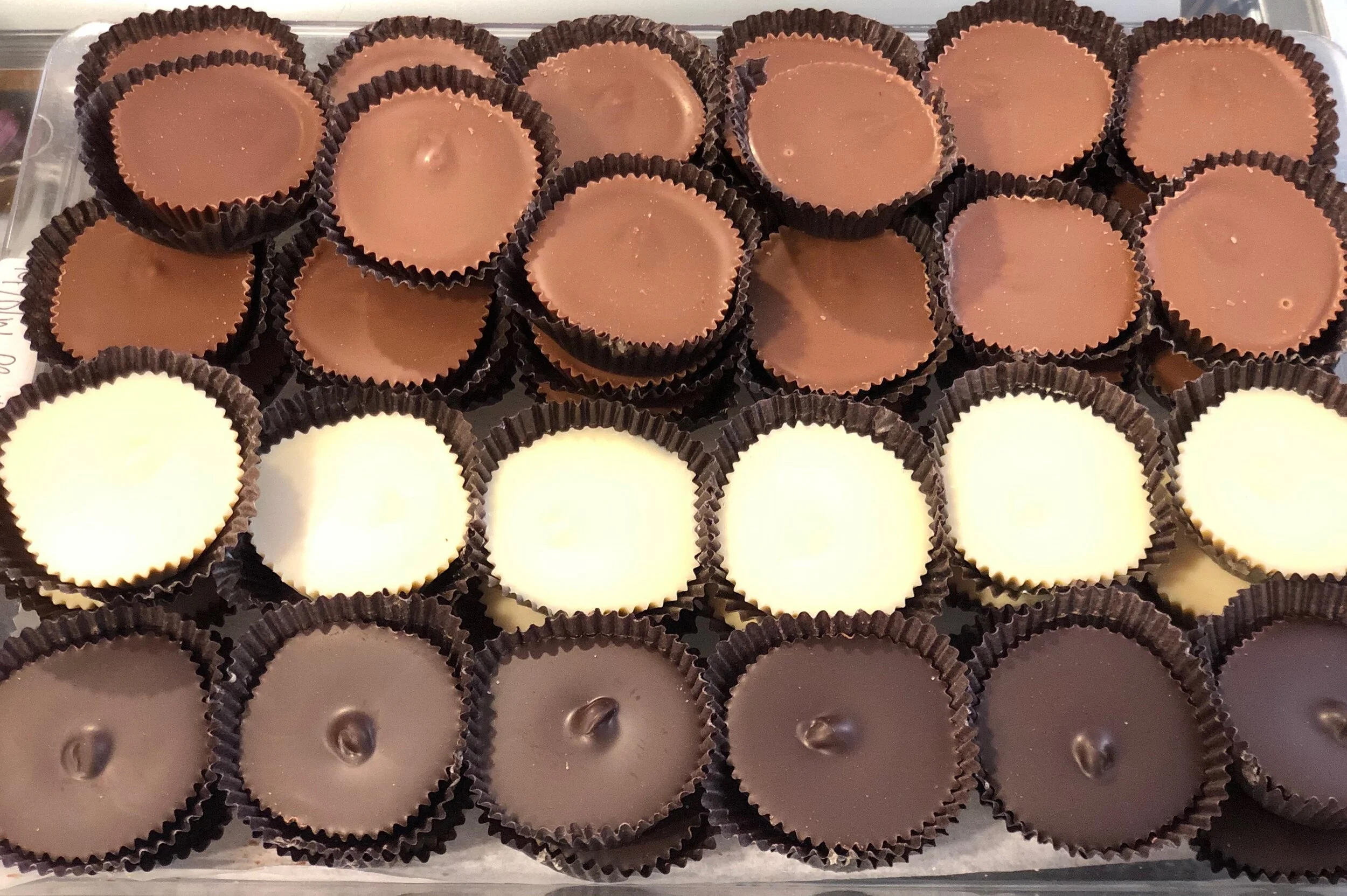 Milk, White or Dark Chocolate Peanut Butter Cups