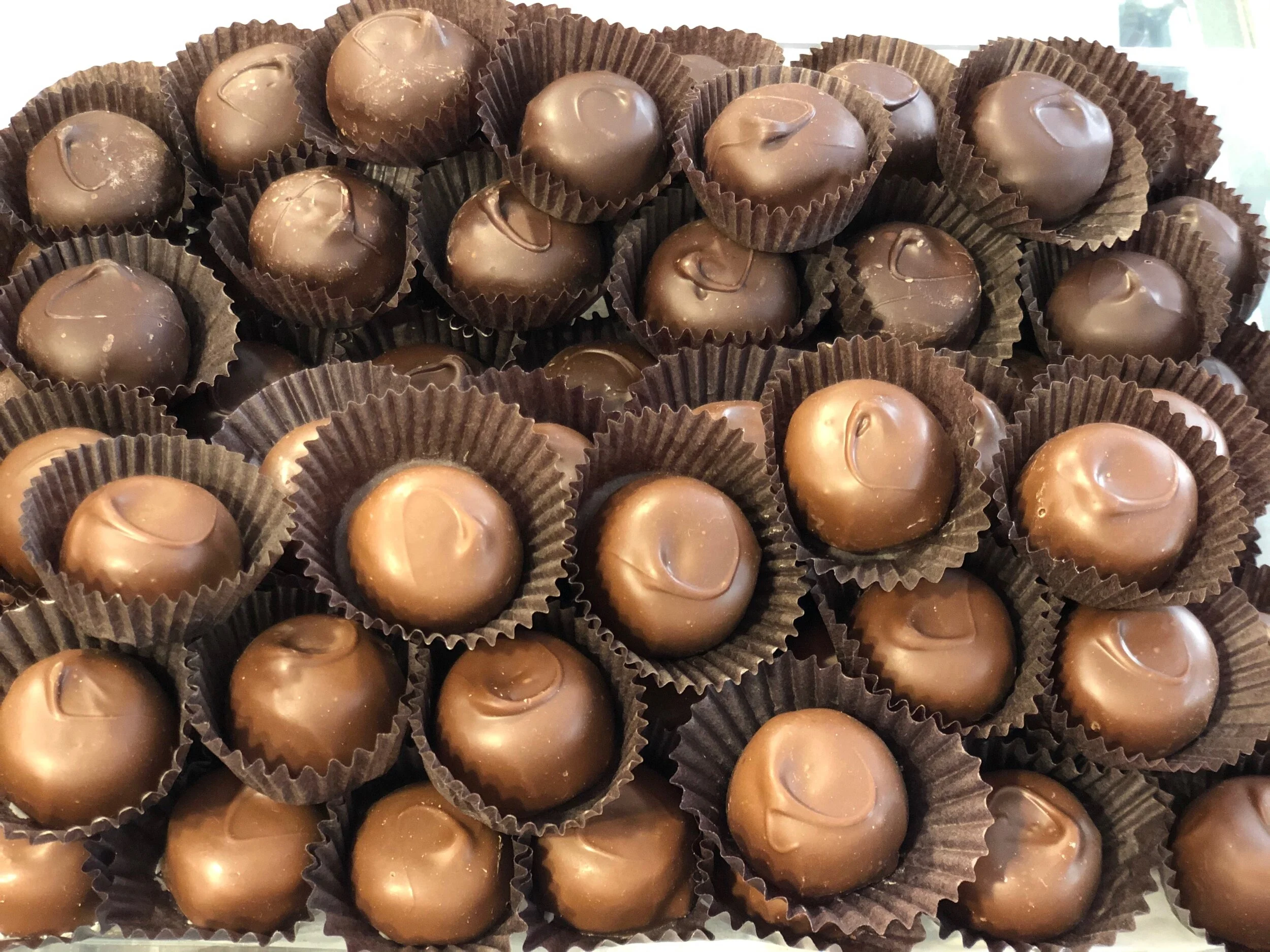 Milk or Dark Chocolate Lemon Creams 