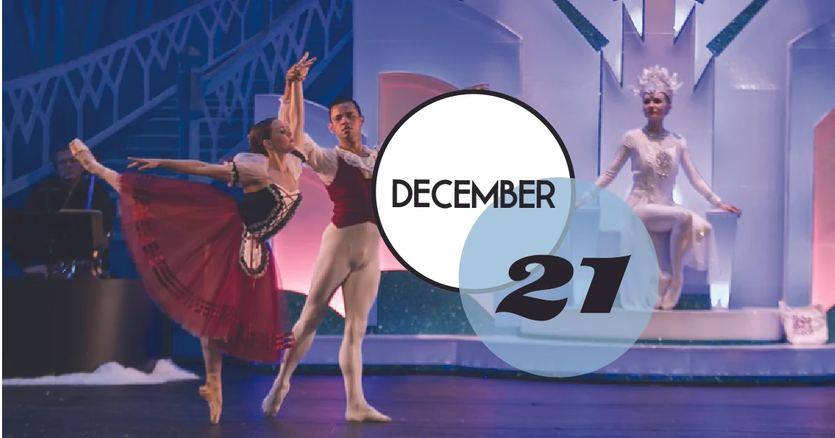 The Snow Queen returns to the Sottile stage. Choreography by SC Arts Commission’s 2017 Fellowship winner, Jonathan Tabbert, custom-made costumes, and excellent set designs by Buchanan Arts will transport the audience to another world filled with mischievous goblins and dancing snowflakes.