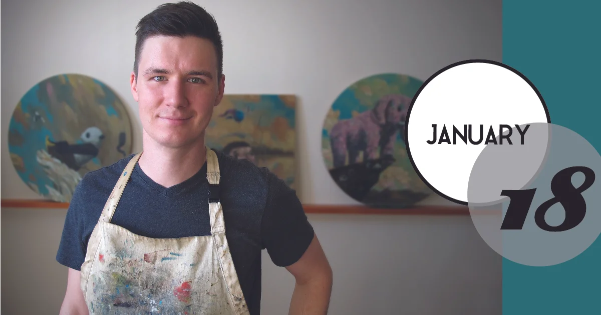Join CreativeMornings at The Restoration for a free breakfast chat session with Charleston-based, award-winning artist Nathan Durfee.