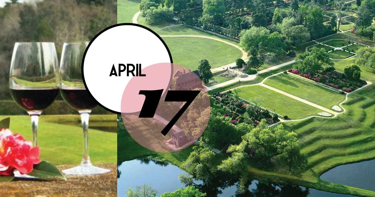 Sip and stroll in America's oldest landscaped gardens at Middleton Place while sampling old and new world wines. Each Wednesday evening, a different garden location will be paired with a selection of wines for you to sample.