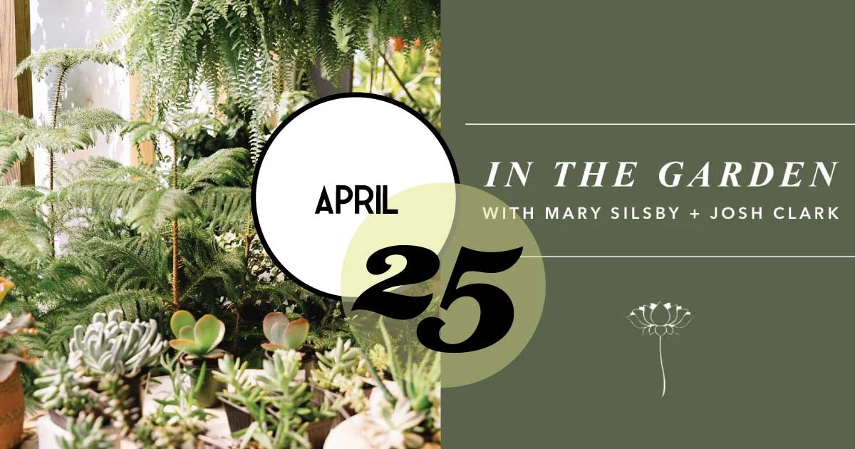 ESD hosts a garden seminar with Josh Clark, ESD Master Gardener, and Mary Silsby, owner of Lotus Flower Charleston, This free seminar will help you learn the art of flower arranging and potted plants!