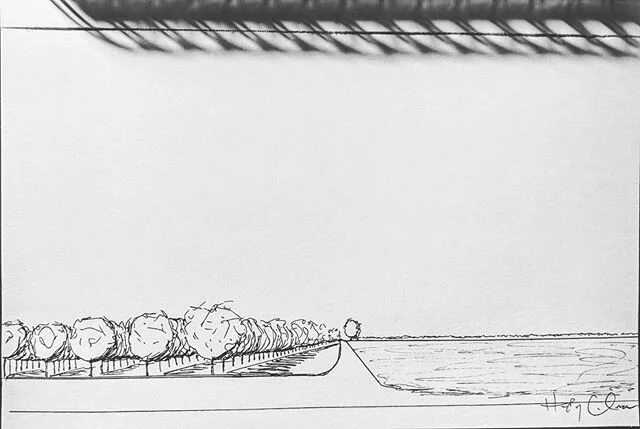 A simple midnight sketch -- .
.

#orchardlandscape #orchardsketch #inkonpaper #sharpiepen #simpleshapes #agart #orchardart #californiaartist #californiaart #californialandscape #orcharddevelopment #agland #centralvalley ##thefarmerswifefineart #haley