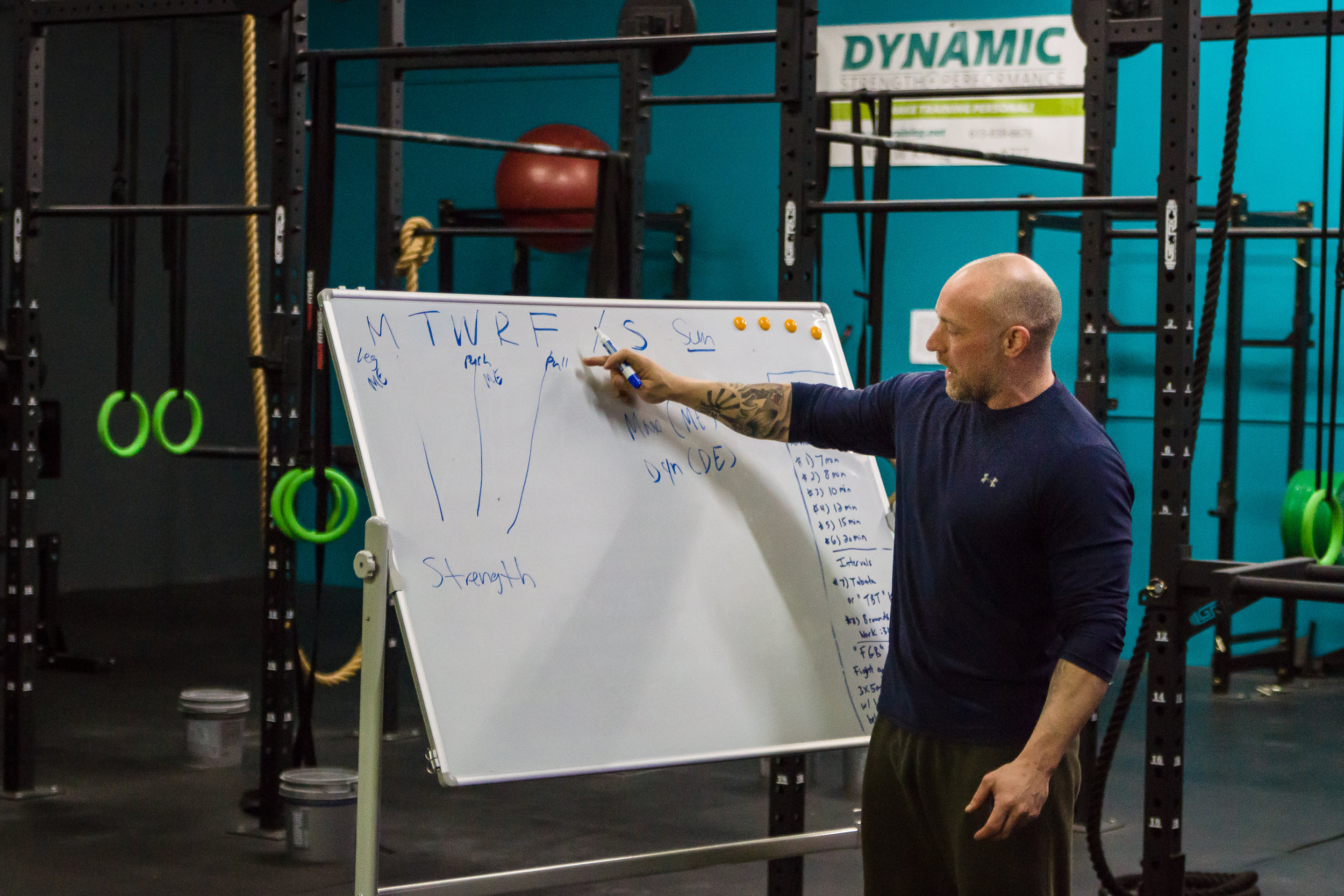 Nutrition seminar coaching by Kyle