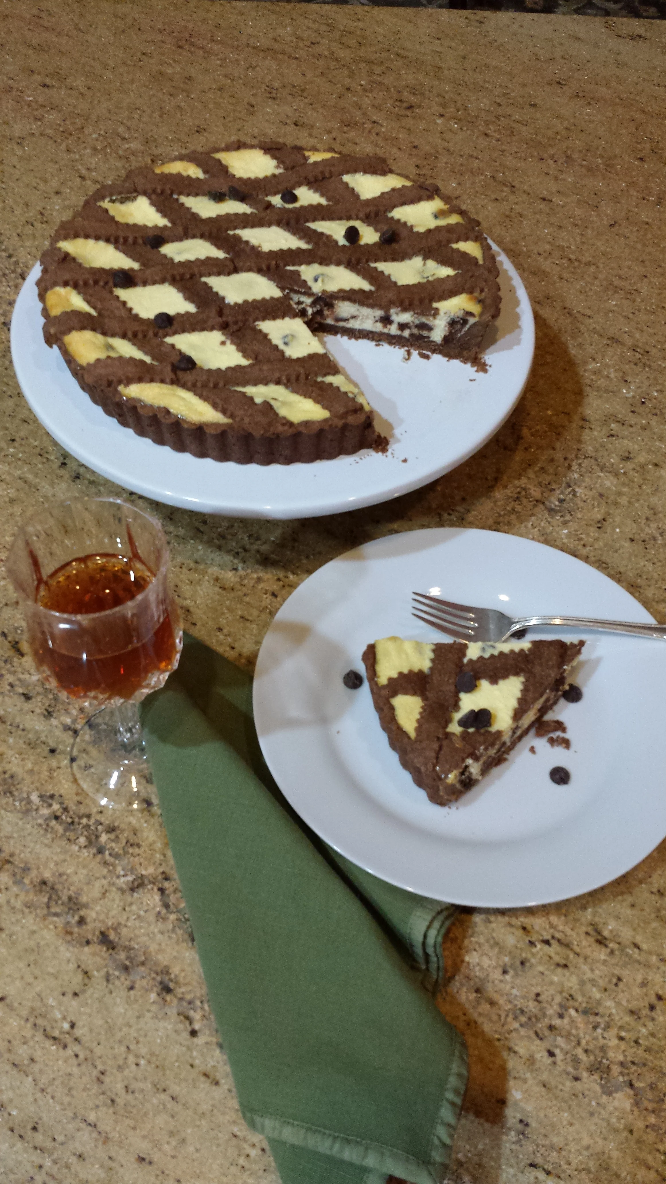 Chocolate Hazelnut Crostata