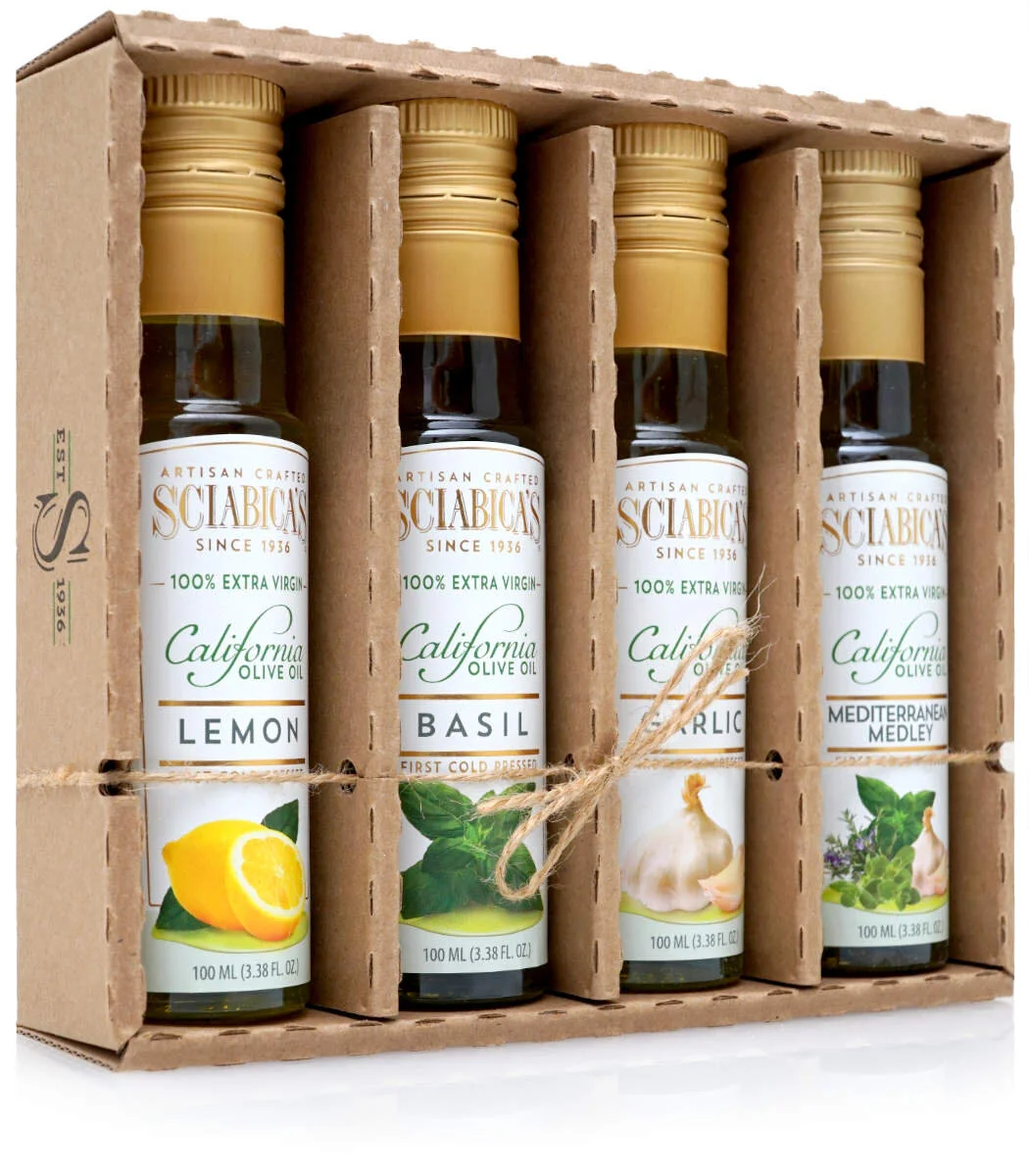 California Flavored Oils Gift Set — Olive Oil Of The World