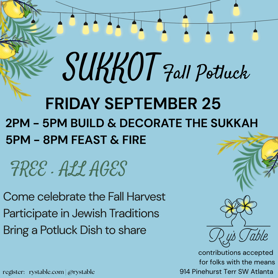 Sukkot Gathering &amp; Potluck