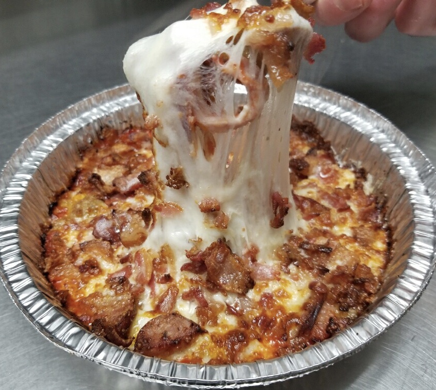 Crust-less Keto Pizza Not a fan of carbs? We can help you there! Piper’s is happy to introduce our new crust-less Keto pizza. Served in a 7” round tin, we use our house-made sauce, high quality mozzarella and 3 of your favorite toppings for no extra charge. 6.99 Add even more for only .50 per item.