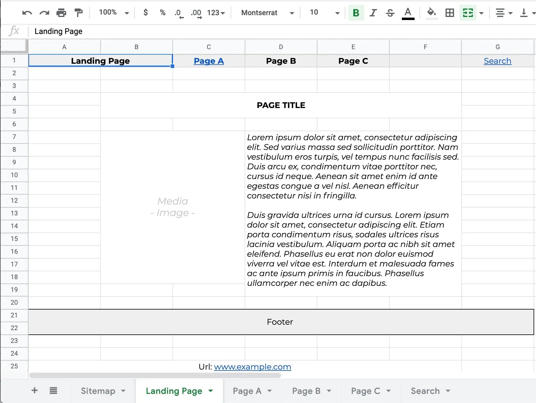 A case for Spreadsheet Wireframes