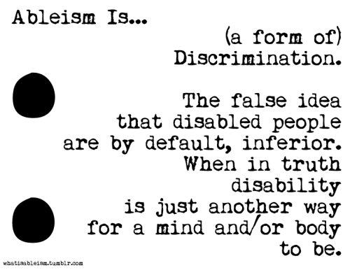 What Is Ableism