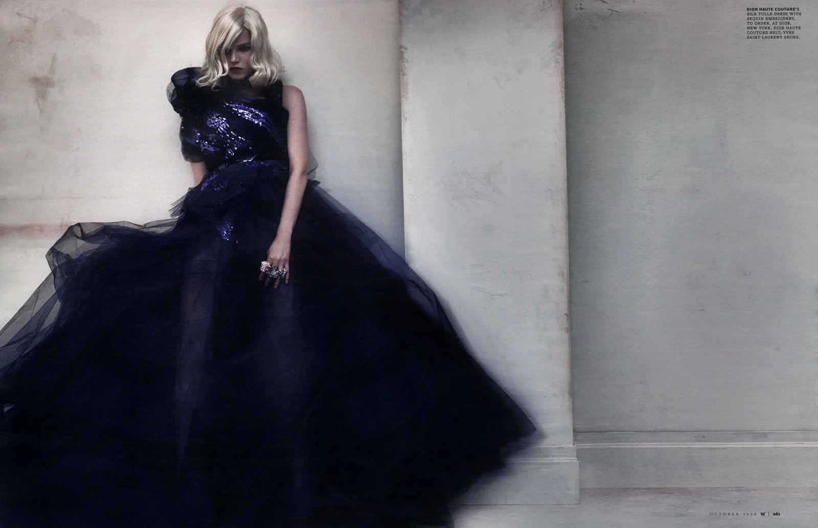 W Magazine October 2008 by Craig McDean
