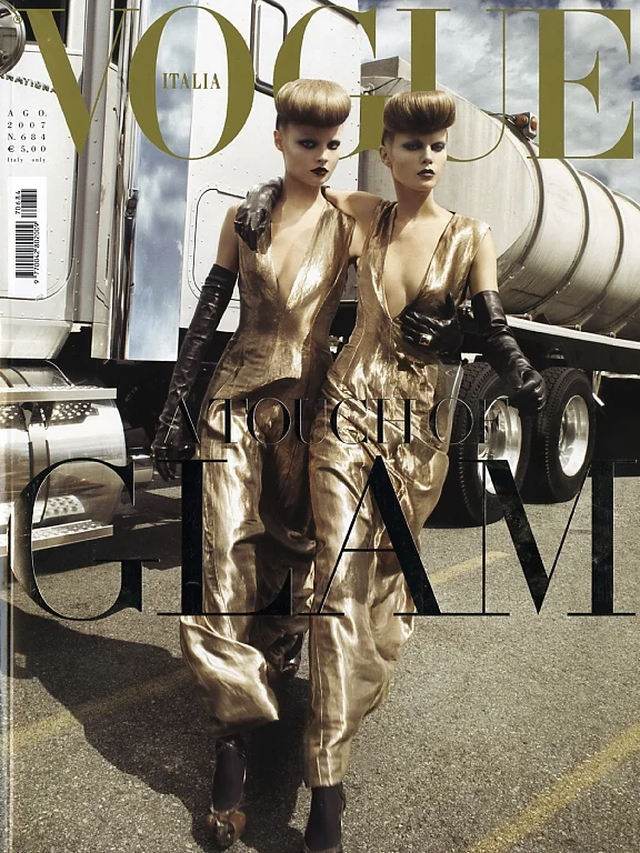 Italian Vogue August 2007 by Steven Meisel
