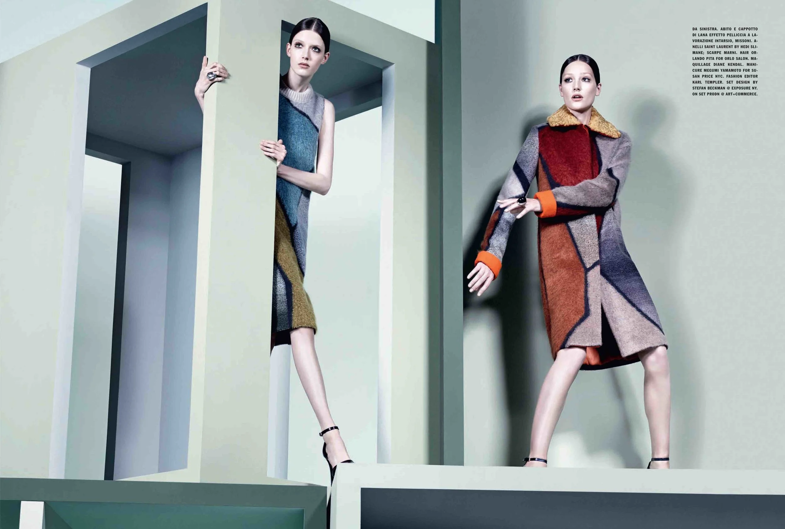 Italian Vogue August 2014 by Craig McDean