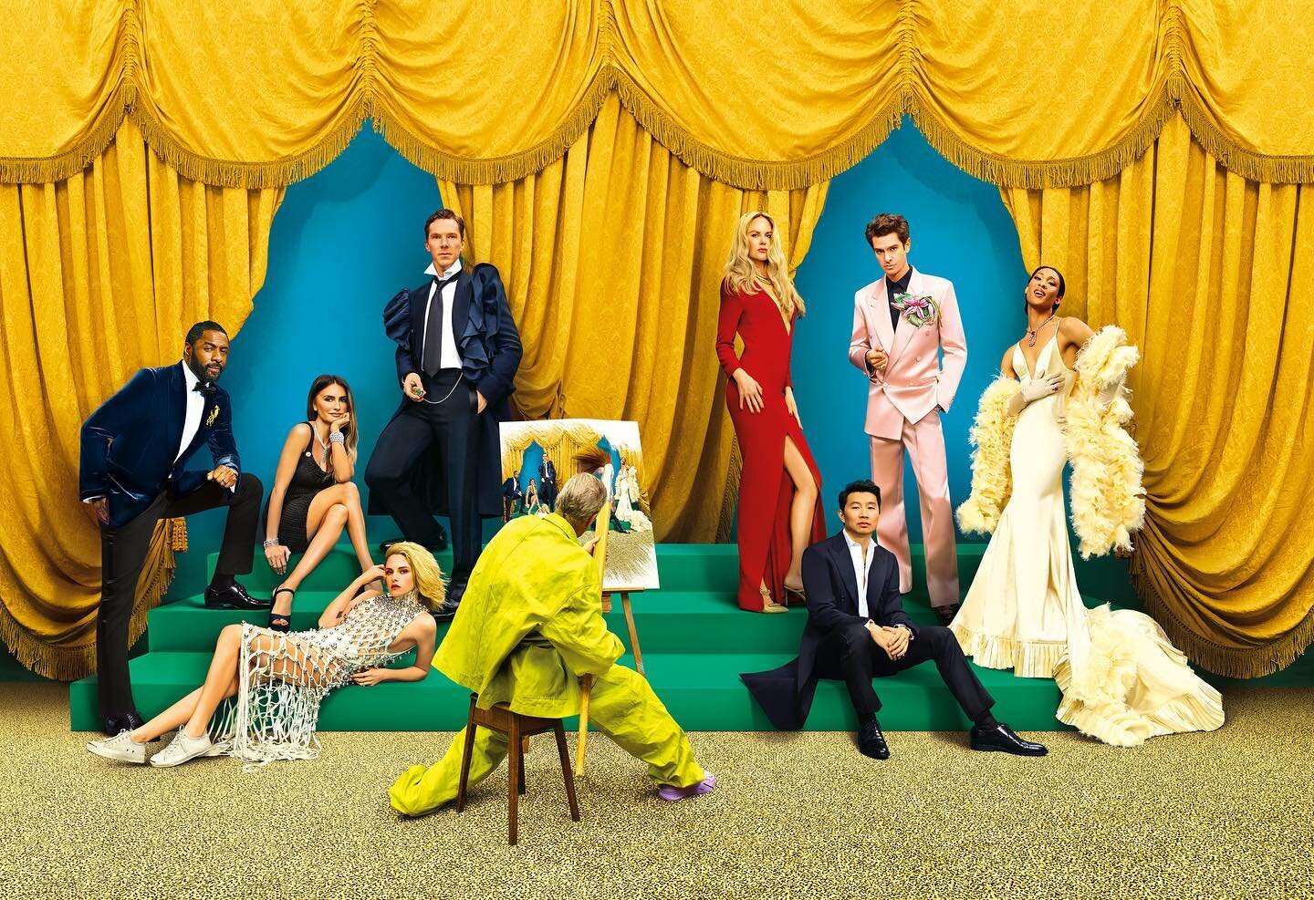 The Gang&rsquo;s All Here @vanityfair 

By Maurizio Cattelan &amp; Pierpaolo Ferrari
@mauriziocattelan @kegrand 
@nicolekidman @idriselba #benedictcumberbatch #kristenstewart @mjrodriguez7 @penelopecruzoficial @simuliu #andrewgarfield @kirapollack