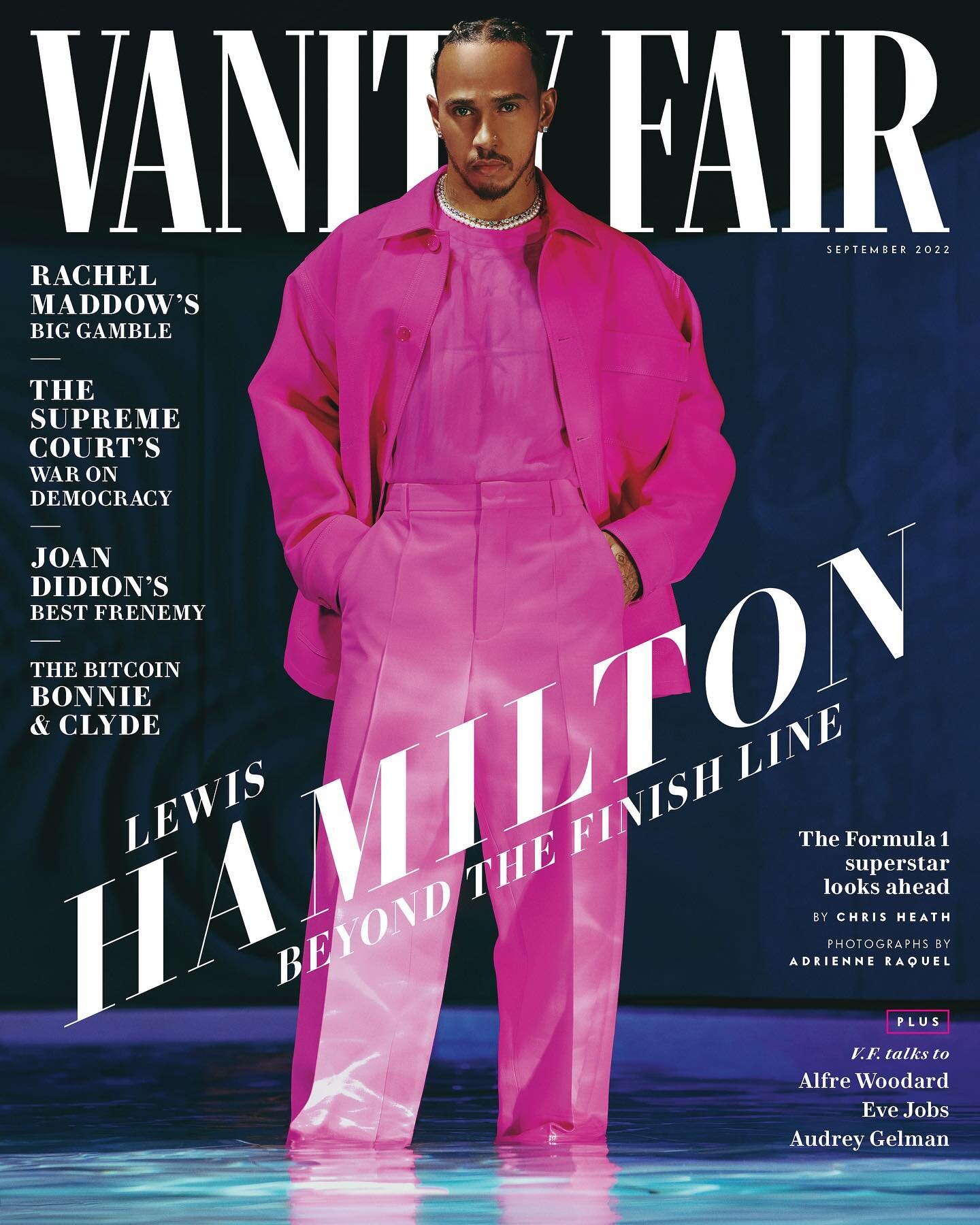 Lewis Hamilton @vanityfair 

Photographer @adrienneraquel
Vanity Fair Creative Director @kirapollack
Vanity Fair Visuals Director @_tara_johnson
Vanity Fair Sr. Visuals Editor&nbsp;@nataliegialluca&nbsp;
Cover Designer&nbsp;@justinpatricklong
Stylist