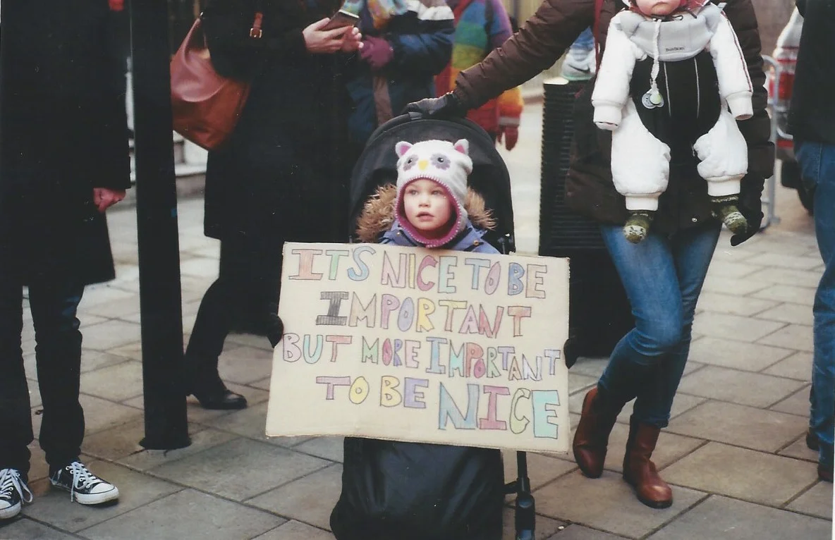 London Women's March, 2017.
