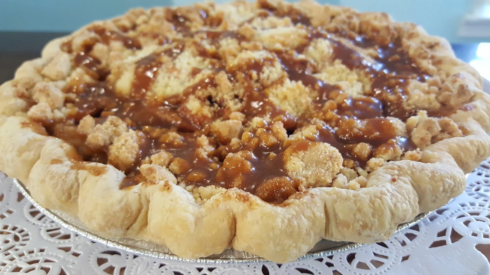 Salted Caramel Apple Pie