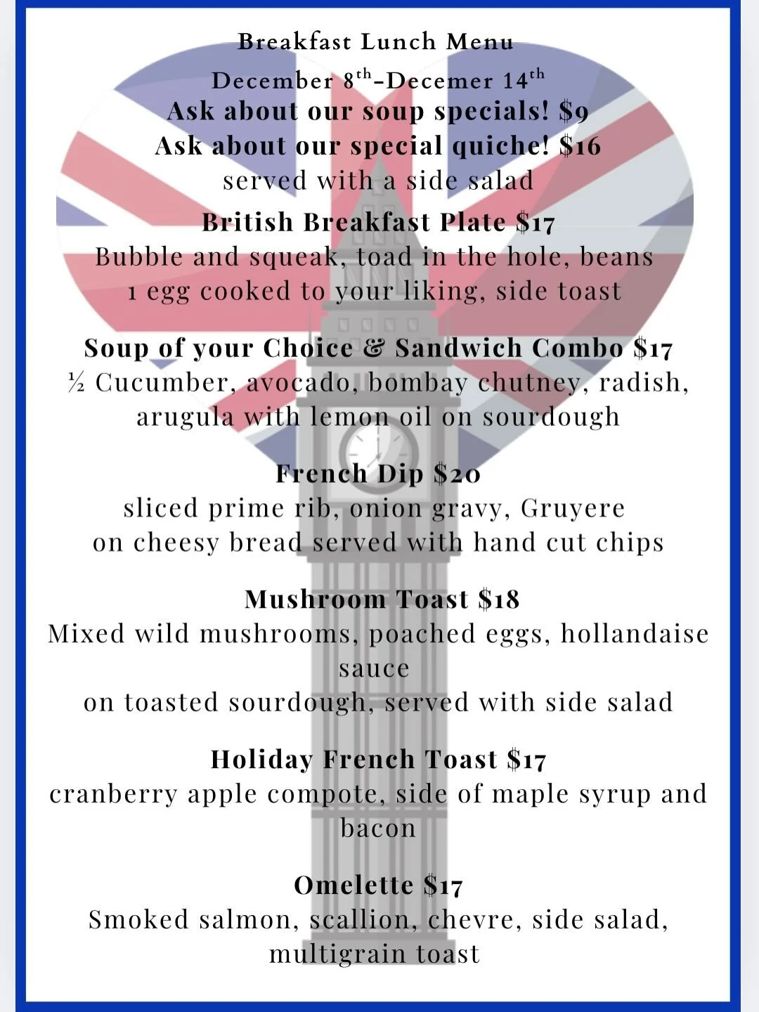 No prime rib this week!