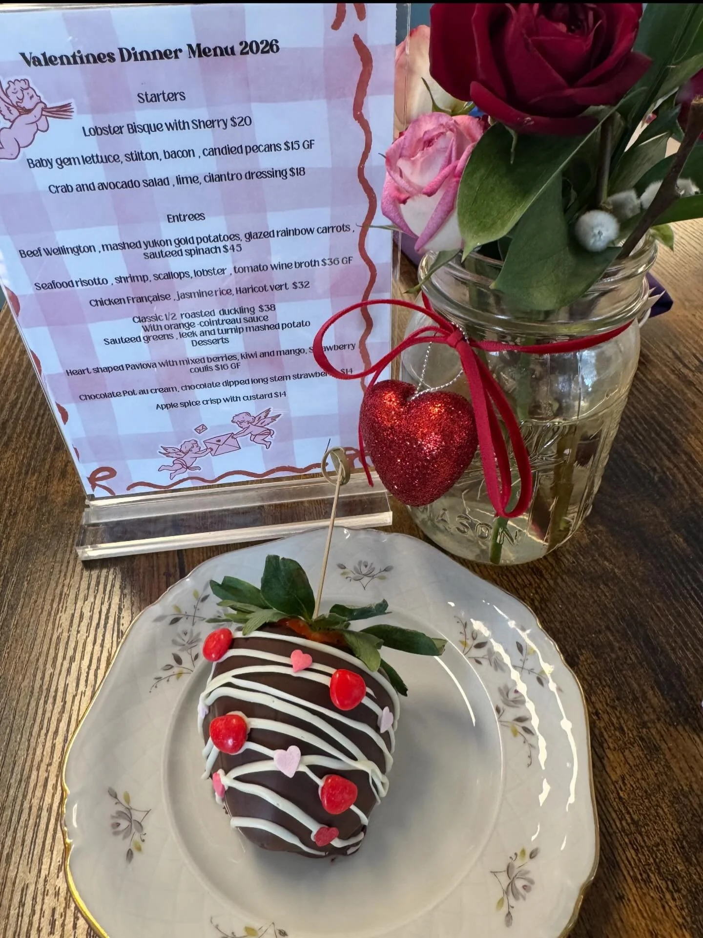 Happy Valentine&rsquo;s Day &hellip; we have a great menu including the duck &agrave; la orange that Julie Child made for her husband every Valentines 💕