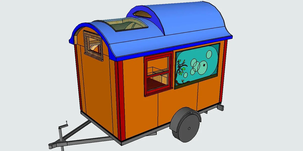 Our first tiny house RV, started Jan 2016
