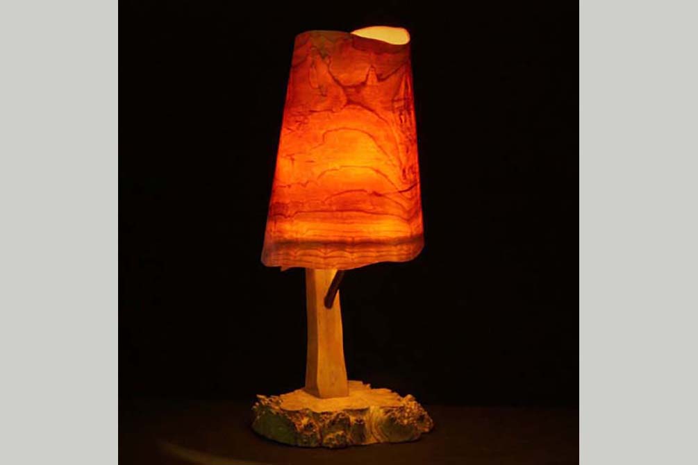 2001 Wood Lamp