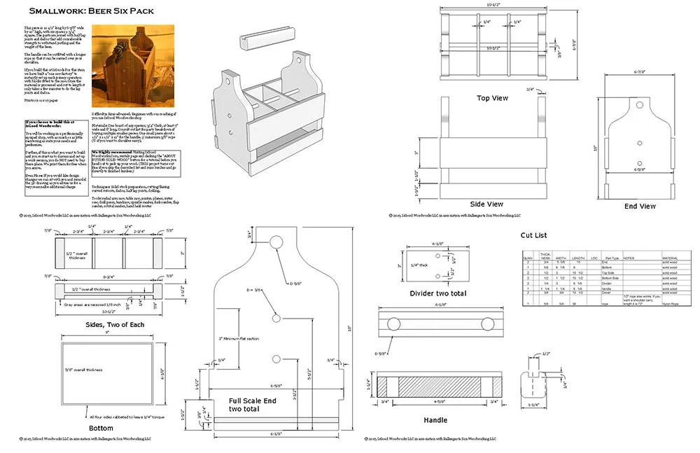 Smallwork: Beer Six Pack
