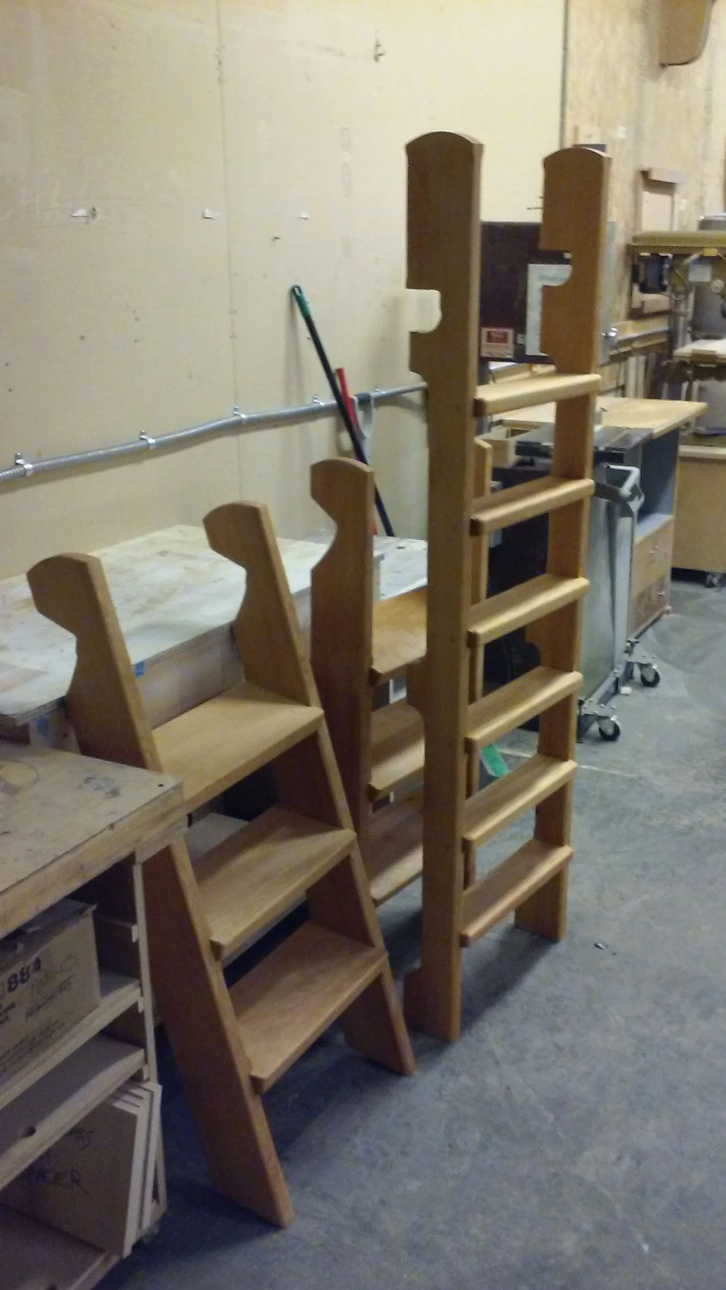 Ships ladders by one of our seasoned members. 