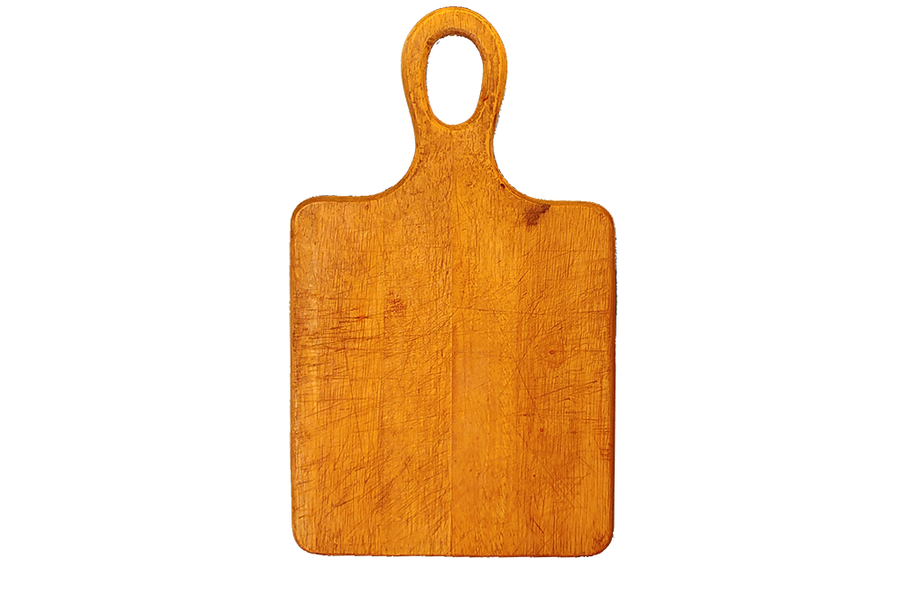 1962 Cutting board, unknown wood