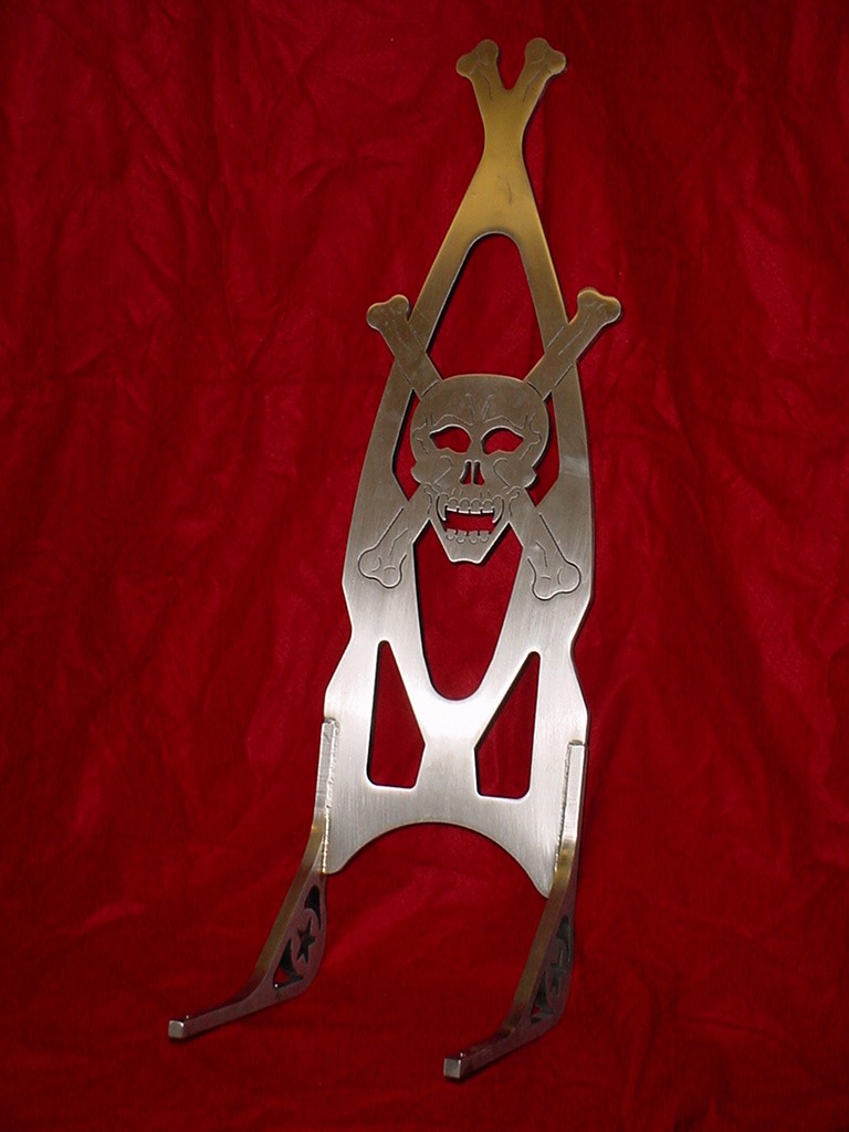 Skull and Crossbones Sissy Bar.JPG
