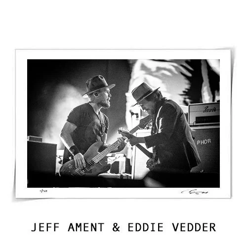 Jeff Ament & Eddie Vedder - Fine Art Print