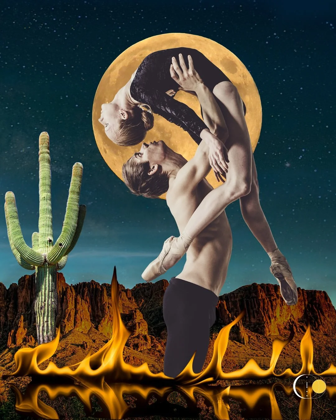 FULL MOON IN ARIES 🌕
Inter-deepen-dance

As the fire of Aries lights up the October sky, we find ourselves standing at the threshold between self and other, assertion and harmony, I and we. Full Moons bring illumination; they reveal what&rsquo;s rea