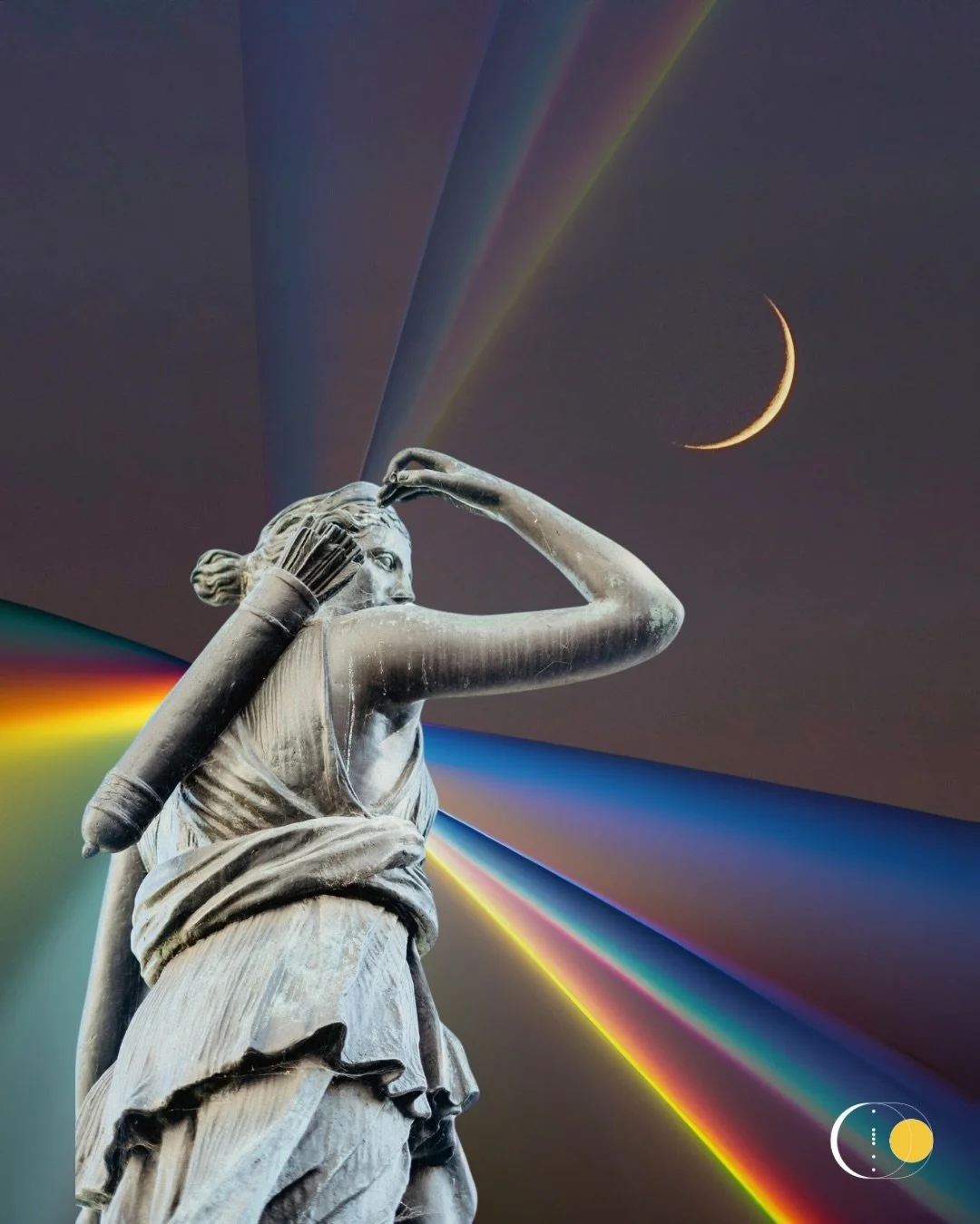 NEW MOON IN SAGITTARIUS ♐️ 

Aiming with Intention

The New Moon in Sagittarius arrives on Friday, December 19, in the final degrees of the sign and closely conjunct Venus. This lunation invites a fresh beginning around belief, meaning, and direction