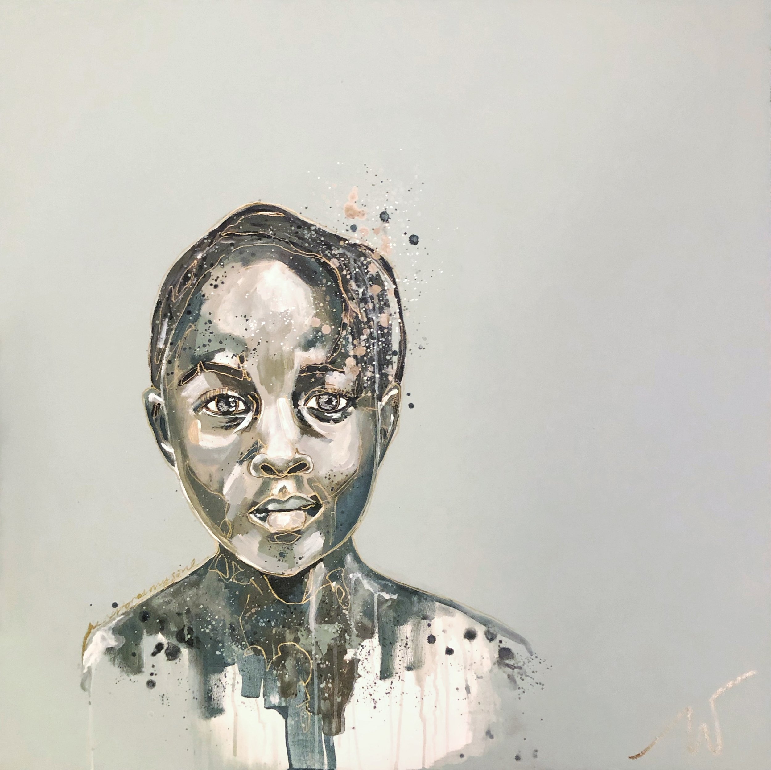 Girl from Nkayi 36x36.jpg