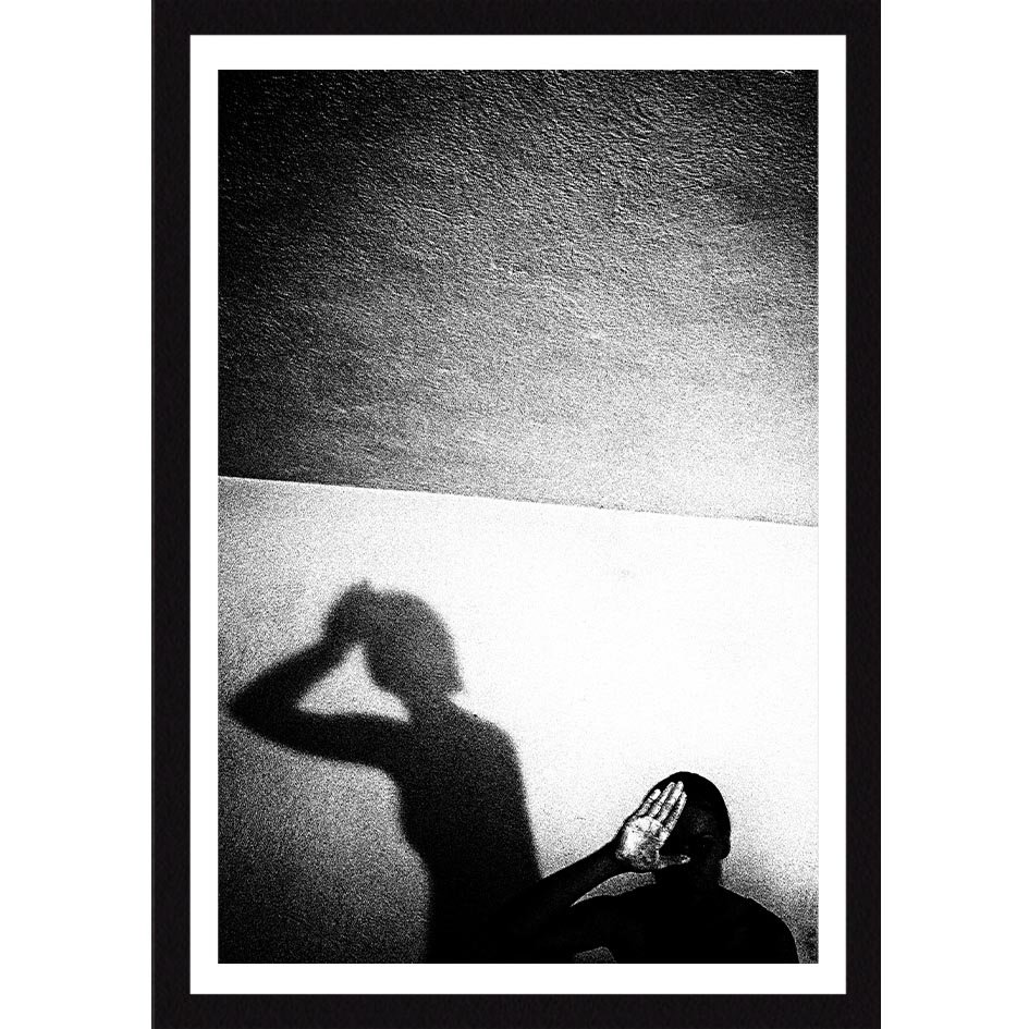 Artistic black-and-white photography that explores the critical view in modern society.