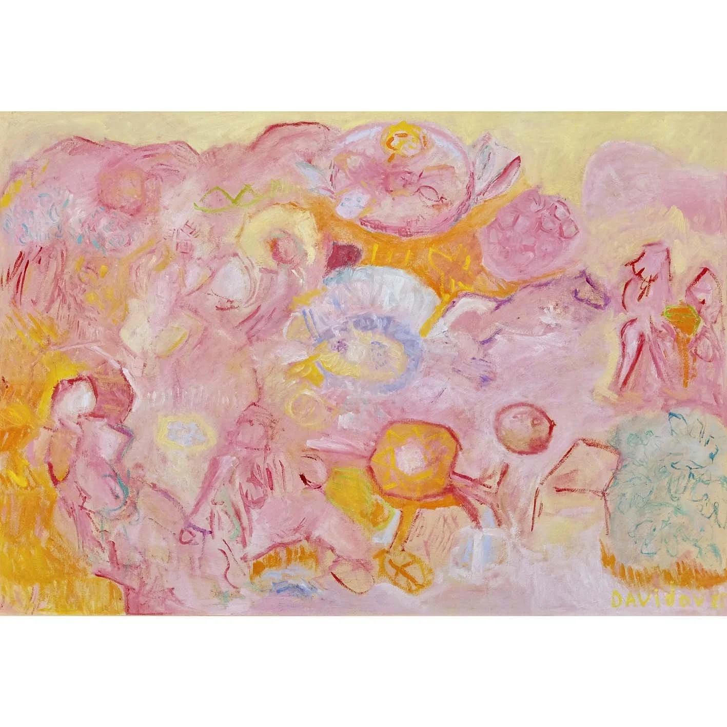 Dream, the contemporary unique abstract expressionist painting for sale.