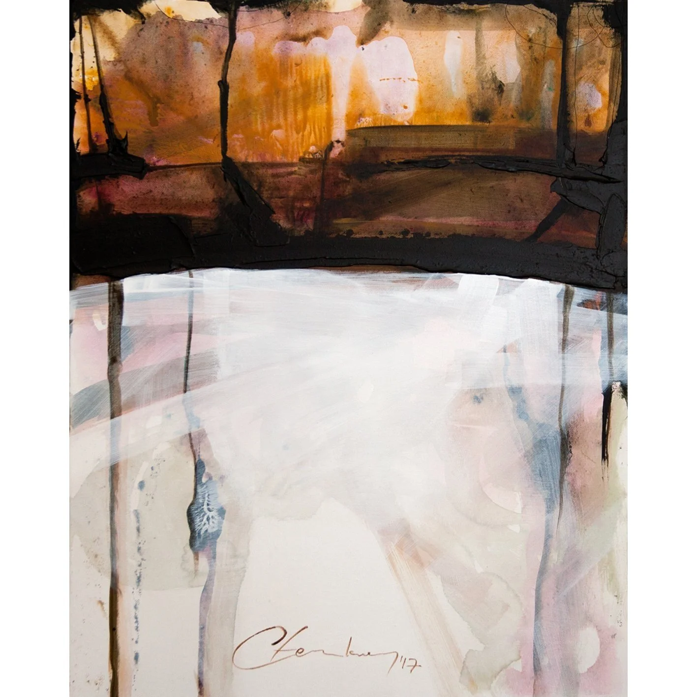 Unique contemporary abstract painting for sale.