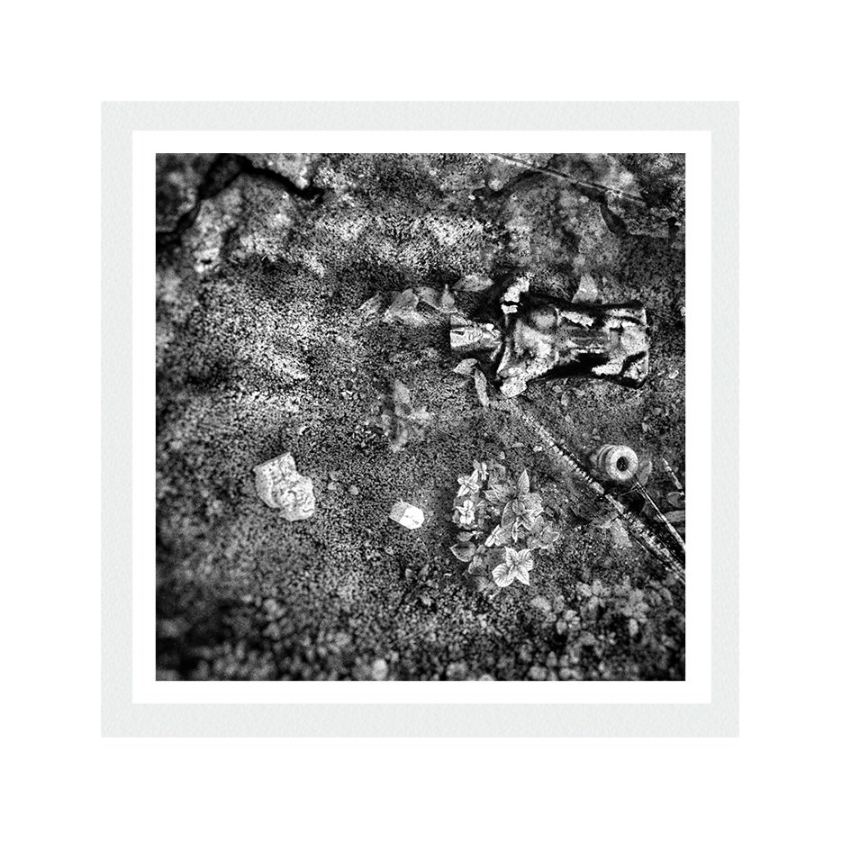 Artistic black-and-white photography explores the modern way of living.