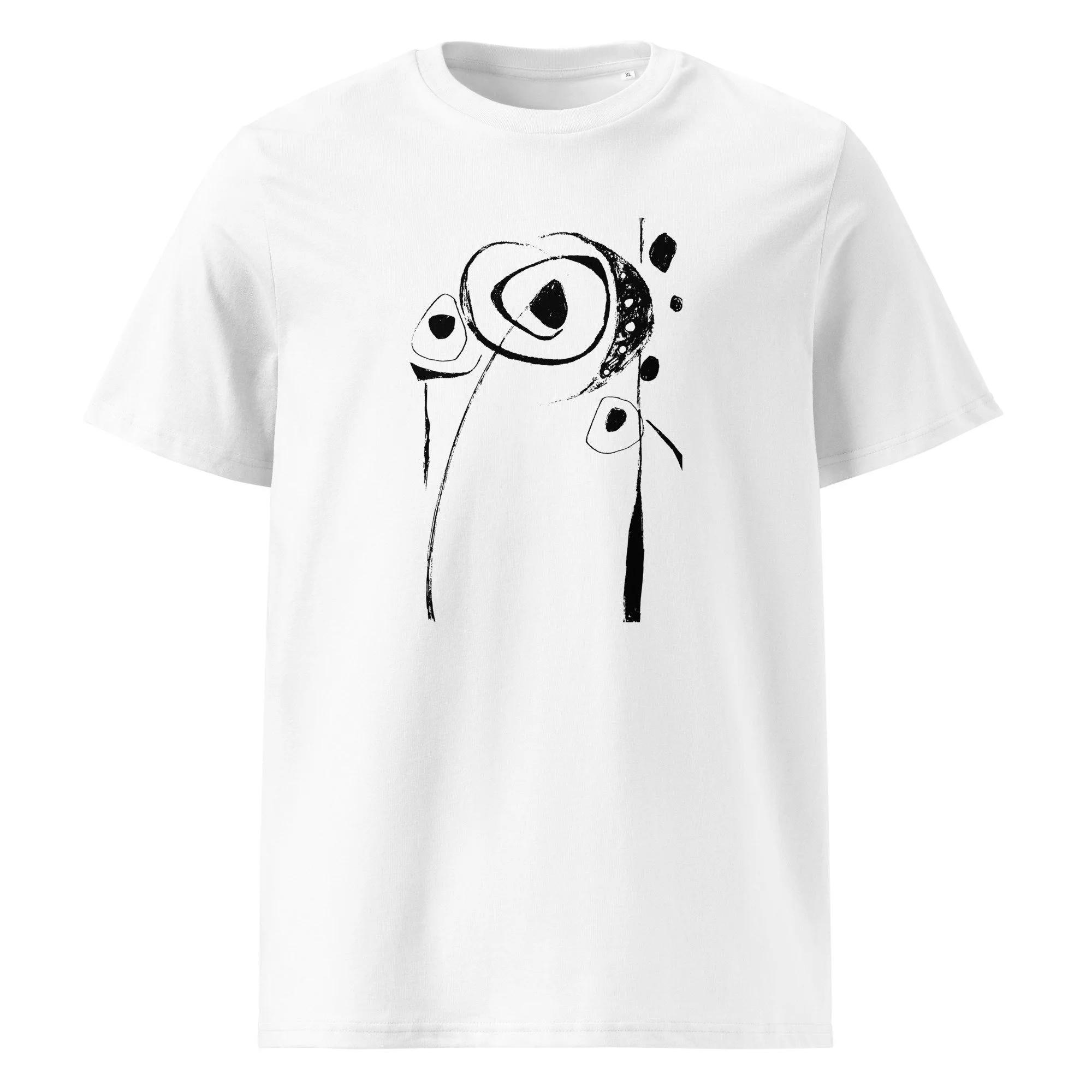 Modern unisex organi t-shirt for sale.