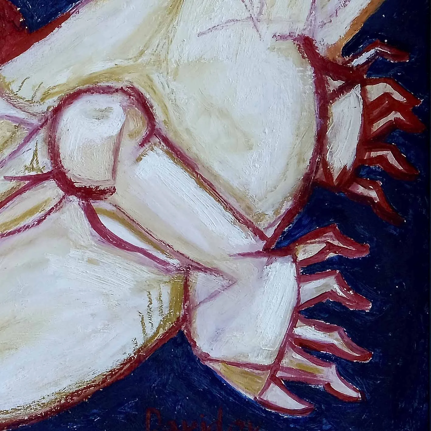 Modern painting Personification of the Sun for the sale.