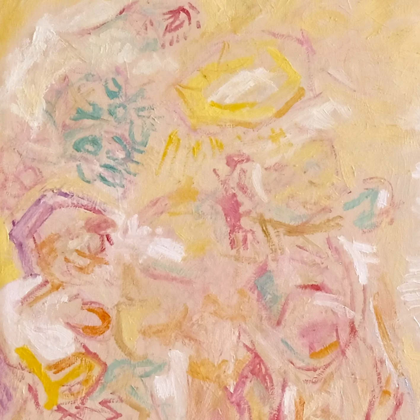 The modern unique abstract expressionist painting for sale.