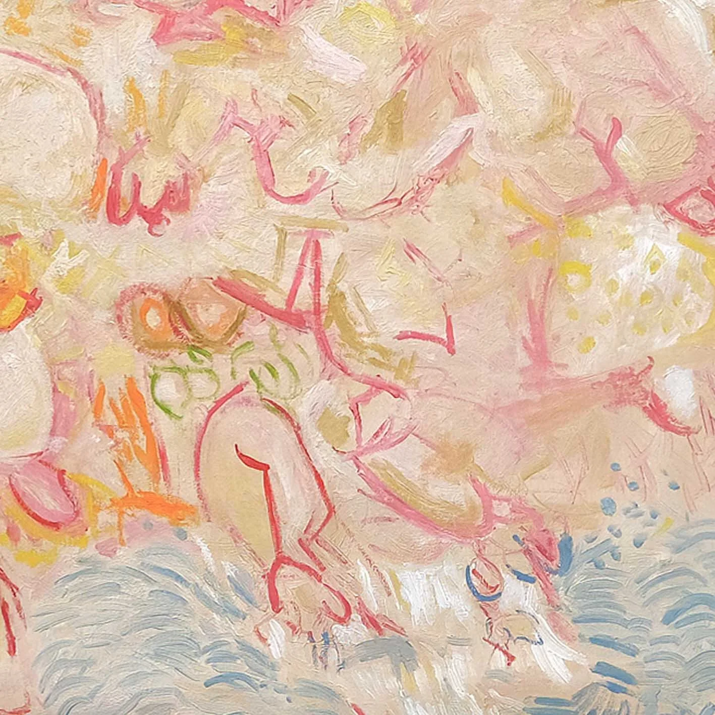 The contemporary, unique abstract expressionist painting for sale.