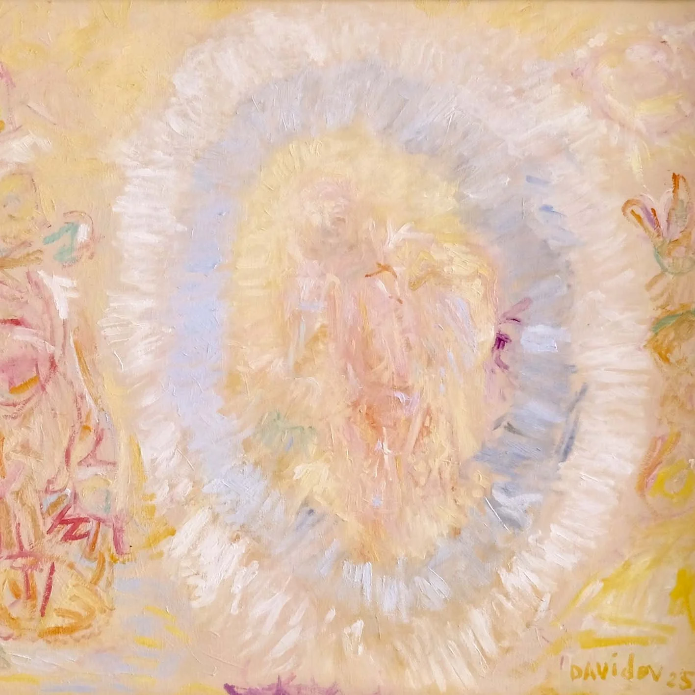 The contemporary, unique abstract expressionist painting for sale.