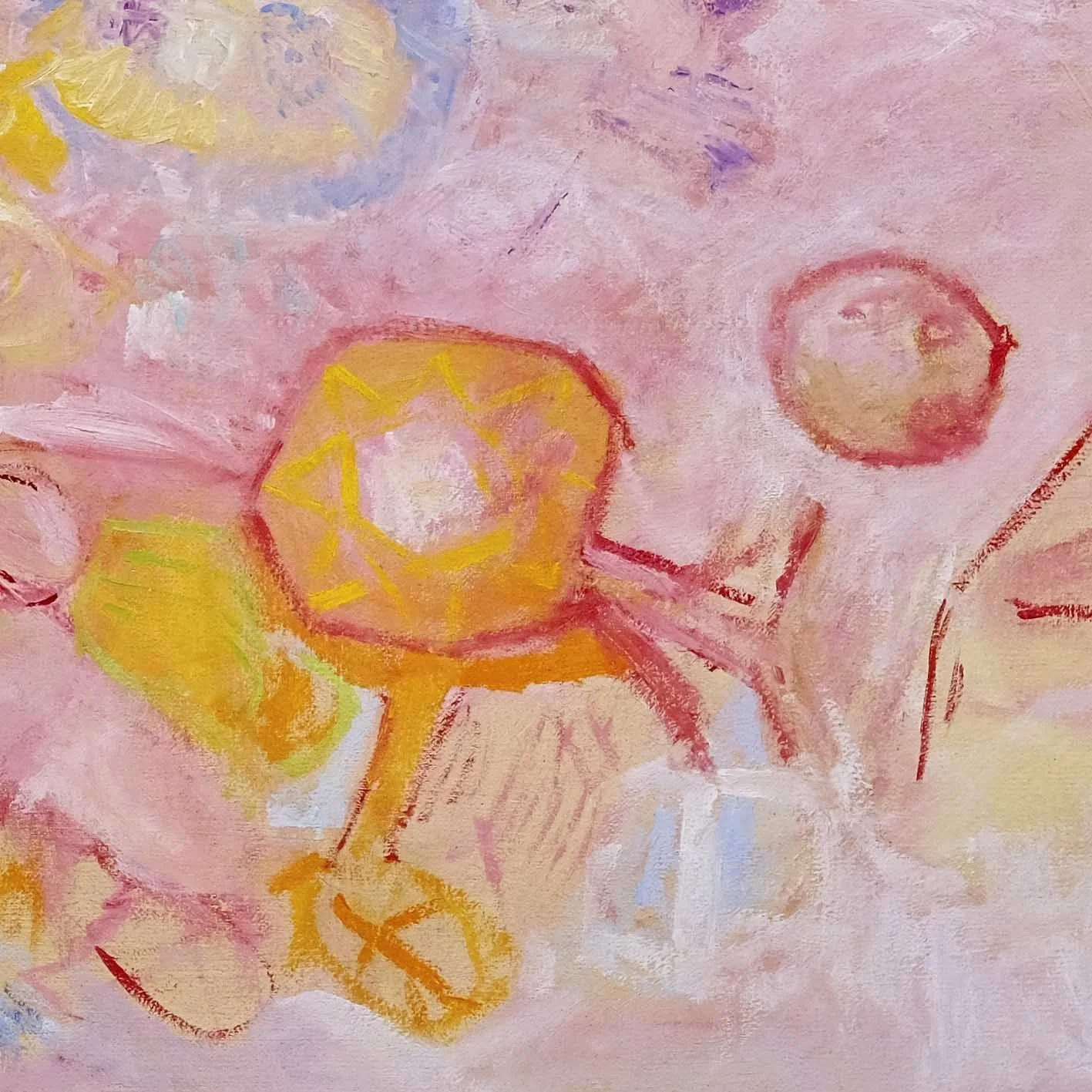 The contemporary, unique abstract expressionist painting for sale.