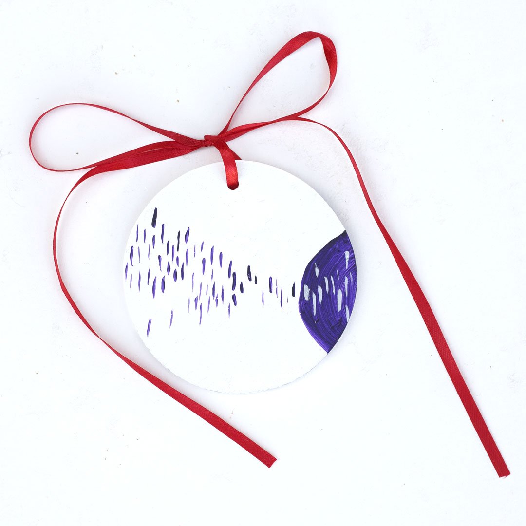 The Christmas ornament for sale.