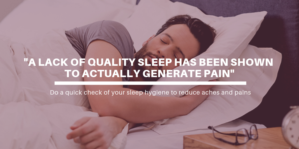Dealing with low back pain: check your sleep hygiene
