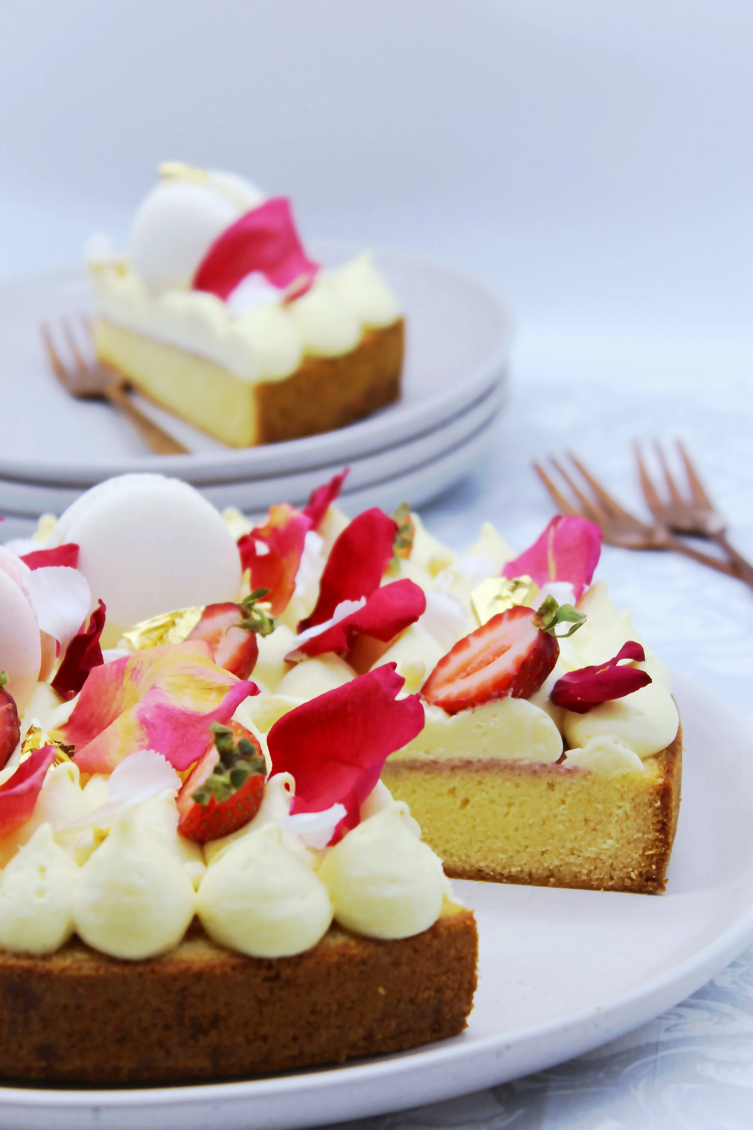 Cheesecake Mousse & Strawberry Cake.jpg