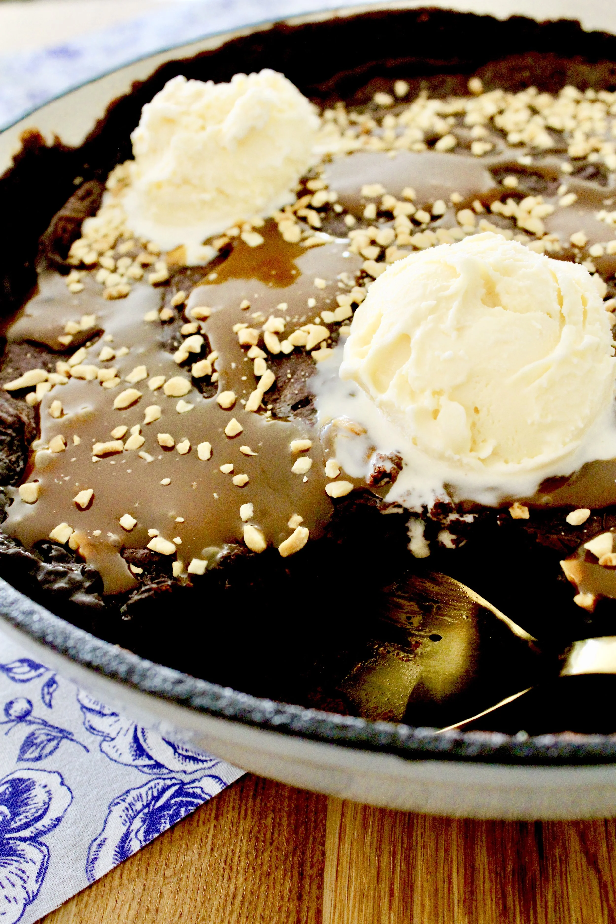 Self Saucing Snickers Pudding