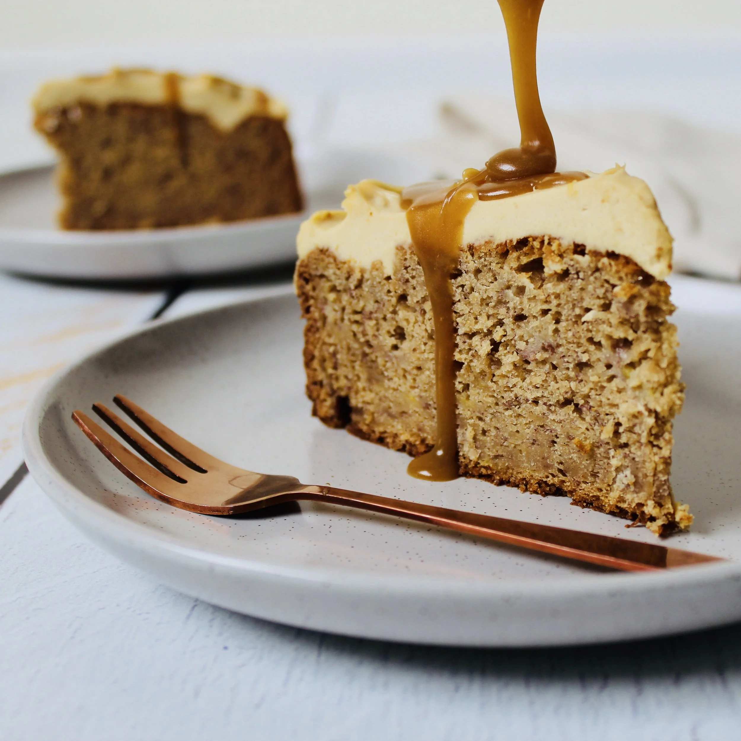 Banana Caramel Cake